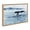 Natural, variant on Kate and Laurel Sylvie Whale Watching Framed Canvas Wall Art by Julie Maida, 18x24 White, Scenic Ocean Animal Wall Decor Artwork
