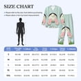 thumbnail image 4 of Yiaed White Bunny Bottom And Easter Eggs Print Men’s Pajamas Set - Long Sleeve Button Down Sleep Shirt and Pajama Bottoms Sleepwear Set Mens Pjs Sets Men's Pajama Bottoms-X-Large, 4 of 7