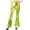Green, variant on Sparkly Pants Women Pants Flare Pants Flat Front Pant Long High Slim Bootcut Silver Trouser Jeans for Women,S