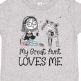 thumbnail image 4 of Inktastic Aunt and Niece My Great Aunt Loves Me Boys or Girls Toddler T-Shirt, 4 of 5