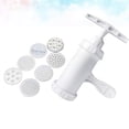 thumbnail image 5 of Aloha Household Mini Manual Noodle Maker Press Machine Pasta Noodle Maker for Home (Press Noodle Machine + 7pcs Molds White), 5 of 7