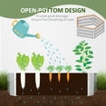 thumbnail image 3 of Outsunny 39.25'' x 15.75'' Galvanized Raised Garden Bed, Pentagon, Green, 3 of 9