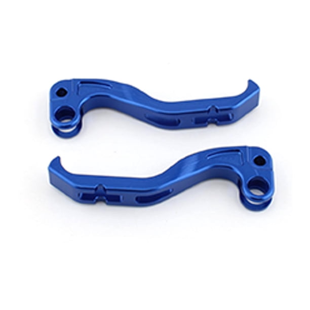 Par de palancas de embrague de freno con mango ajustable Kit de herramientas de motocicleta de alta resistencia para Azul