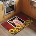 thumbnail image 2 of Pigs Sunflowers Entryway Rug 2'x3'&nbsp; Non Slip Front Door Mats, Farmhouse Red Barn Flowers Animals Entrance Rugs Indoor Outdoor Carpet, Washable Floor Mats Small Area Rug for Bedroom Kitchen, 2 of 8