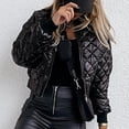 thumbnail image 4 of DPTALR Womens Solid Color Autumn And Winter Long Sleeves Cardigan Pocket Keep Warm Coat, 4 of 8