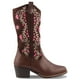 thumbnail image 2 of Bota Vaquera para Dama Dominiq Mod. 1396 con Bordado Floral, 2 of 5