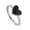 Silver, variant on Women's Stainless Steel Enamel Minimalist High Polished Heart Ring Rose Gold Size 9