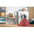 thumbnail image 2 of Ahgly Tapis Rond Lavable en Machine Intérieur Transitionnel Rouge, 4 Pieds Rond, 2 of 7
