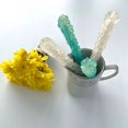 thumbnail image 4 of Baby Boy Rock Candy Sticks Lollipops, Classic Sugar Rock Crystals on Swizzle Stick Individually Wrapped (Clear White and Cotton Candy, Pack of 18), 4 of 5