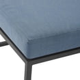 thumbnail image 5 of Manor Park Outdoor Modern Modular Patio Ottoman with Cushion - Blue, 5 of 5