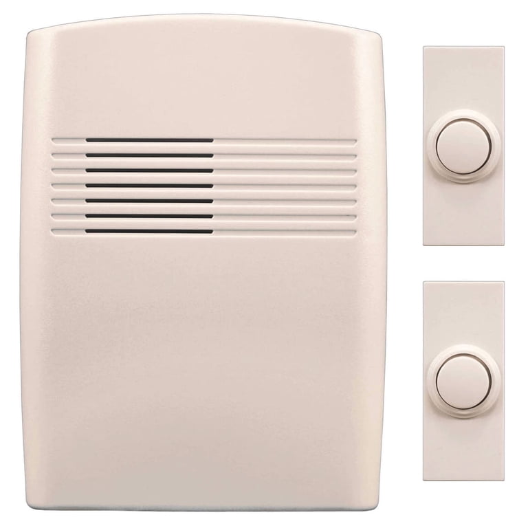 亀吉さま専用　中古美品★ noticeone シーガル3mm×2mm Heath Zenith SL-7762-02 Wireless 2-Button Door Chime White