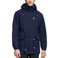 thumbnail image 6 of Yusimy Men's 3-in-1 Detachable Two-Piece Windproof Water-Repellent Jacket Zip-Front Pocket Long Sleeve Hooded Outdoor Jacket Solid Color Functional Outdoor Style, 6 of 8