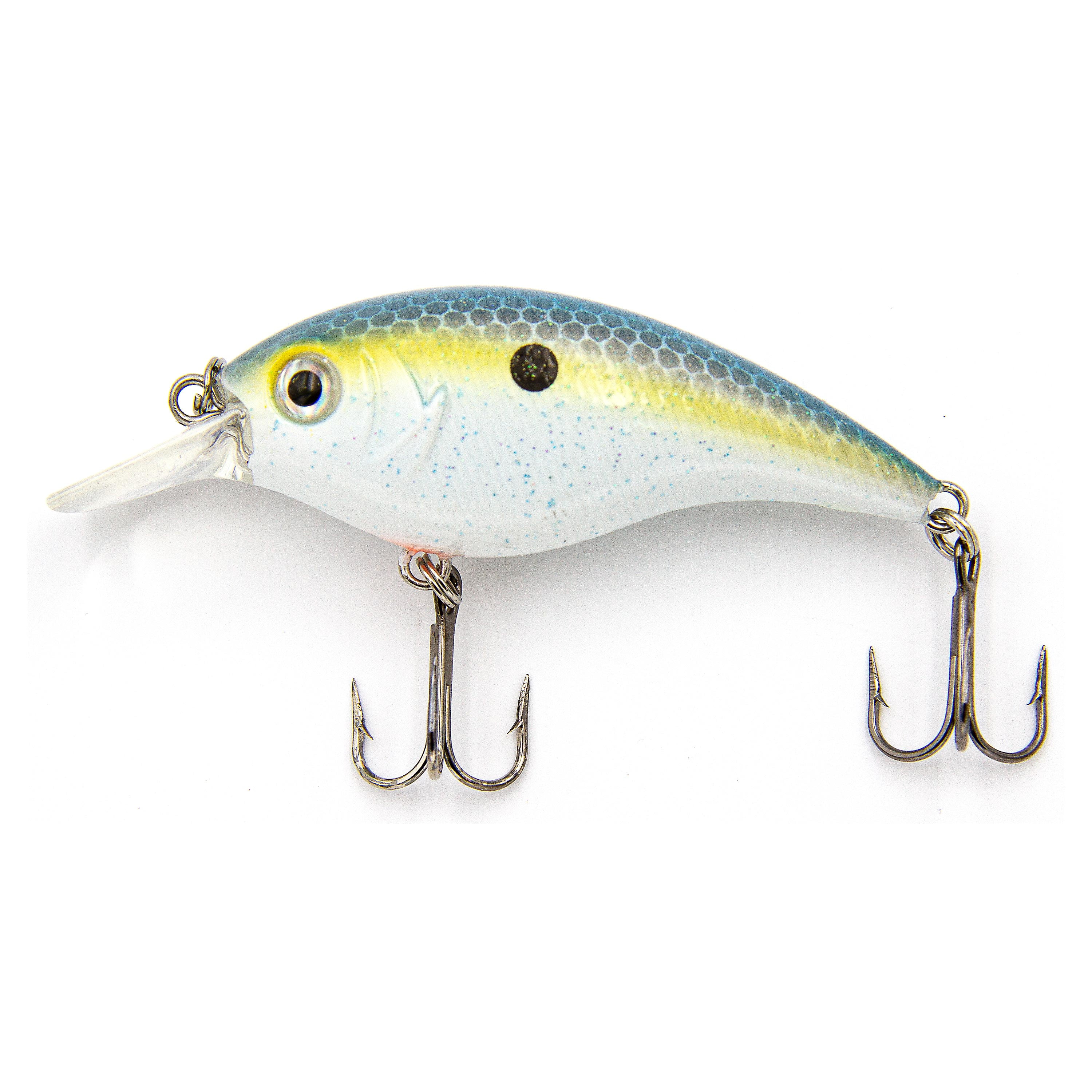 (3 pack) Ozark Trail 1/3 Ounce Shad Crankbait Fishing Lure