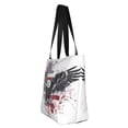 thumbnail image 2 of Hirioo American Flag Eagle Art for Women's Casual Shoulder Tote Bag Handbag For Women Work College Travel Business Shopping, 2 of 8