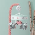 thumbnail image 3 of Lambs & Ivy Little Spirit Musical Baby Crib Mobile - Gray, White, Coral, Hearts, 3 of 4