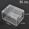 thumbnail image 2 of 1pc Multi Functional Storage Box Plastic Transparent Display Boxes Toy Jewelry Parts Dust-proof Small Household Goods Storage, 2 of 11