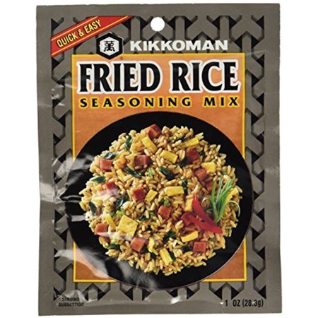Kikkoman Fried Rice Seasoning Mix, 1-Ounce Pack (Pack Of 24)