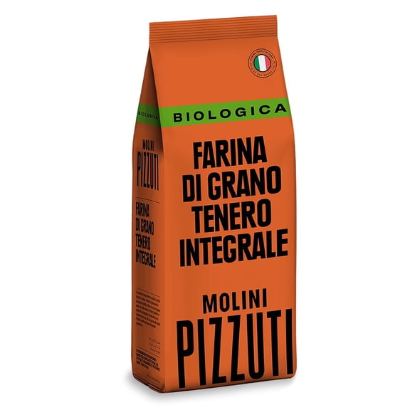 Molini Pizzuti Organic Whole Wheat Multipurpose Flour - 500GM (17oz)