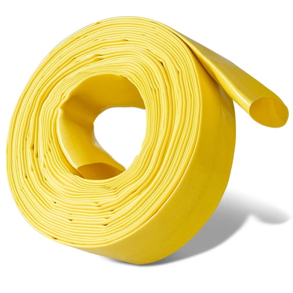 2" x 50 FT, Pool Backwash Hose Heavy-Duty Pool Drain Hose Sump Pump PVC Hose ,Lay Flat Discharge Hose for Water Transfer