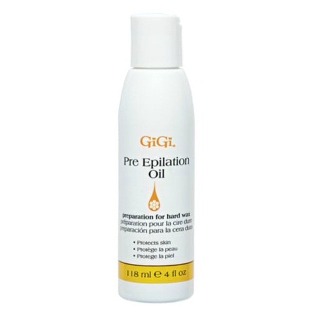 GiGi PreEpilation Oil Use With All Type of Hard Wax (Size 4 oz)