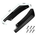 thumbnail image 2 of YUASDGCK 2 Pcs Car Rear Bumper Lip Spoiler for Nissan Sentra VIII B18 2019 2020 2021 2022 2023 2024 2025, Rear Corner Rear Llip Diffuser Spoiler Side Fin Scratch Protector Car Accessories,Black, 2 of 4