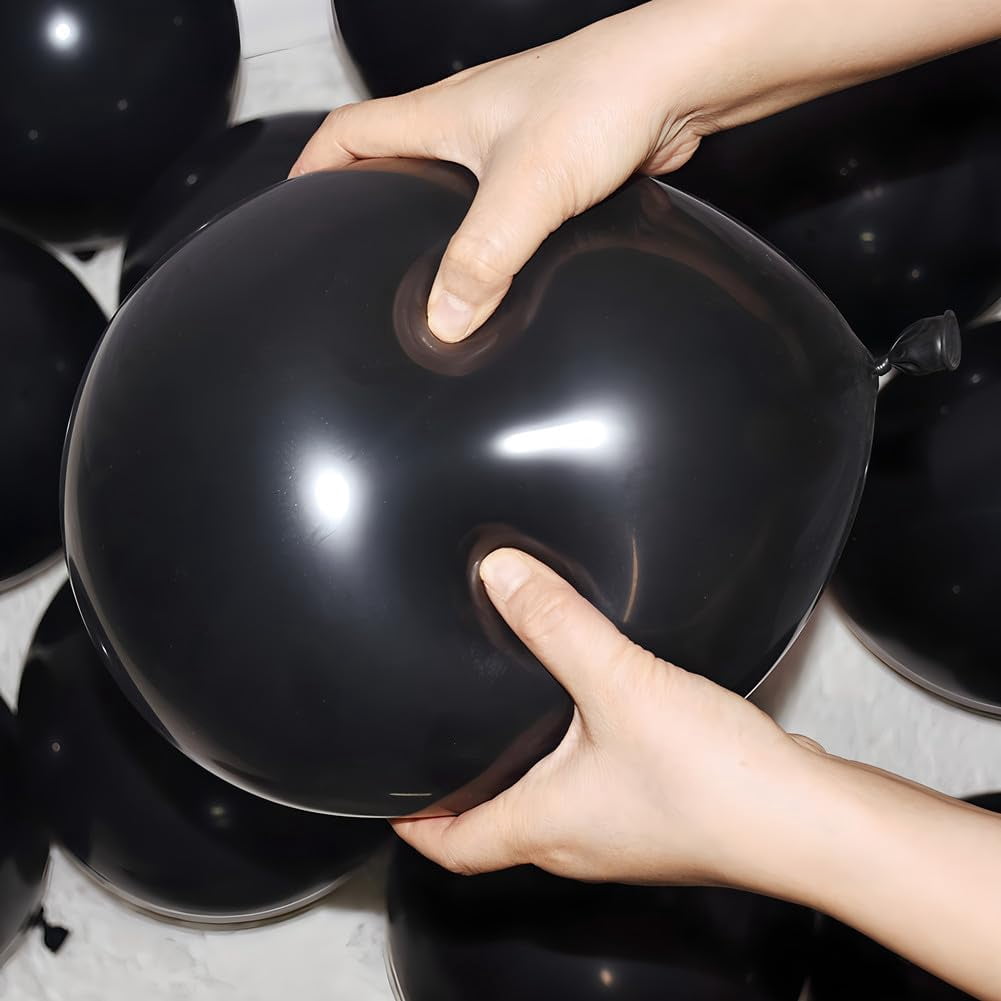 400 Pcs Black Balloons 12 Inch Bulk Latex Balloon for Birthdays Weddings Party Decorations