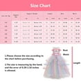 thumbnail image 4 of Princess Unicorn Dress for Girls with Headband Birthday Pageant Halloween Party Costume, 4 of 7
