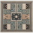 thumbnail image 6 of SAFAVIEH Classic Vintage Seanna Geometric Bordered Cotton Area Rug, Slate/Beige, 8' x 10', 6 of 9