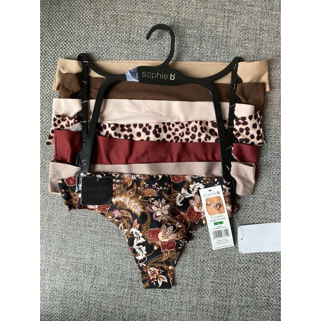 Sophie B Invisible Edge Thong Underwear Assorted 7 Pack Size XL $70