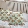 thumbnail image 5 of Outdoor Waterproof Pillow Covers Pack of 2, Lemon Tea Summer Watermelon Tropical Plants Decorative Throw Pillowcases Cushion Covers for Garden Patio Tent Sofa Couch, 24x24 inch, 5 of 8