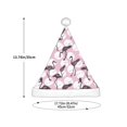 thumbnail image 3 of Haiem Pineapple Flamingo Pattern Santa Hat Confortable Velvet Christmas Hat for Christmas Party Favors Fit for Adults and Kids, 3 of 6