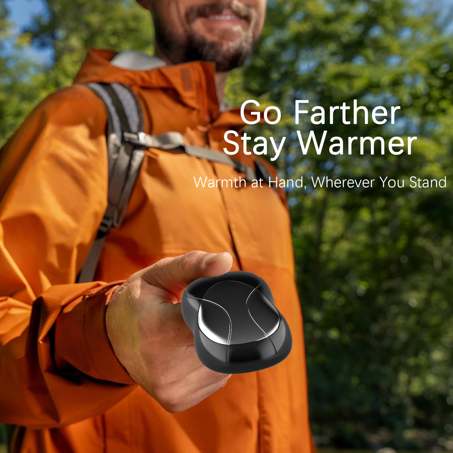Hand Warmers Rechargeable 2 Pack 6000mAh Portable Pocket Size 3 Heat Settings Magnetic Attraction Electric Hand Warmer for Outdoors Hunting Golf Camping Warm Gifts