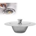 thumbnail image 1 of Stainless Steel Sink Filter, Stainless Steel Sink Filter With Stopper, Stainless Steel Sink Strainer, Kitchen Sink Strainer Stainless Steel, Kitchen Sink Strainer (1Pcs), 1 of 5