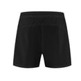 thumbnail image 3 of Nrmvnmi Men's Athletic Gym Shorts - Quick Dry Black Casual Basketball Shorts with Pockets for Running Workout Activewear, 3 of 3