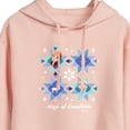 thumbnail image 3 of Disney Frozen 2 - Magic Of Snowflake - Juniors Cropped Pullover Hoodie, 3 of 5