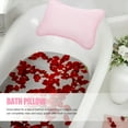 thumbnail image 3 of Shisuyan Bath Pillow Pink Polyester Fiber 1Pc 11.8x7.9x2.7in, 3 of 8