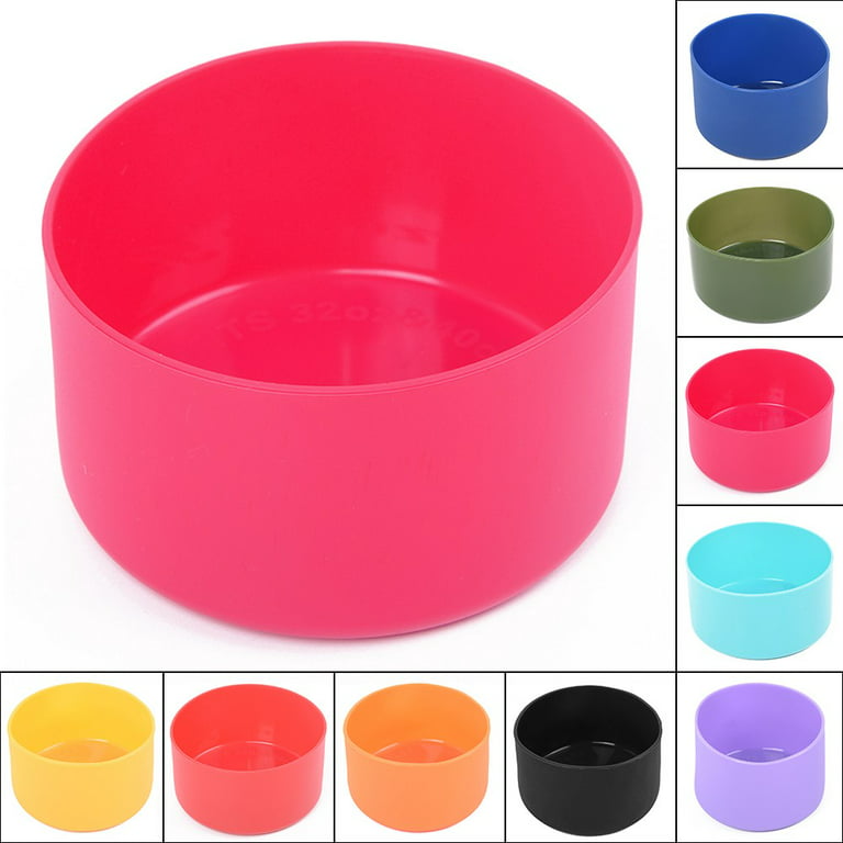 100pcs/Lot Silicone Bottle Boot Sleeve Cover Flasks Bottom