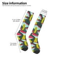thumbnail image 5 of Easygdp Green Mushroom Soccer Socks Sport Knee High Socks Calf Compression Athletic Socks for Men and Women, 5 of 9