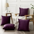 thumbnail image 3 of Cterwk Pack of 2 Velvet Throw Pillow Covers for Living Room, Bedroom, Decorative Solid Color Cushion Covers for Couch, Sofa, Chair, 18x18 inch, 3 of 8