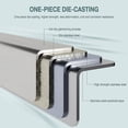 thumbnail image 4 of Stainless Steel Mini Split Bracket Wall Mounting Support For Outdoor Window Air Conditioner Heat Pump Systems, Universal, 9000-18000 Btu Condenser (90, 4 of 5