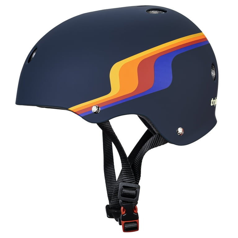 Triple Eight Certified Sweat Saver Skateboarding and Bike Helmet Walmart