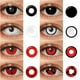 thumbnail image 2 of Magister lentes de contacto de Cosplay de Anime, lentes blandas desechables anuales, lentes de contacto Sharingan Eye, lentes rojas para Halloween, 1 par, 2 of 4