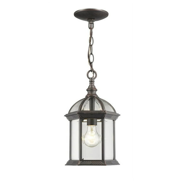 1 Light Outdoor Chain Mount Lantern In Gothic Style 8 Inches Wide By 13.75 Inches High-Rust Finish Z-Lite 563Chm-Rt