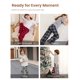 thumbnail image 5 of Pantalones de Pijama para Niños PATPAT a Cuadros Gris y Negro Talla 9-10 años, 5 of 7
