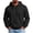 Black, variant on Essentials Hoodie Zaewscy Men Light Fleece Long Sleeve Solid Hoodie Pullover Sport Sweatshirts White XXL