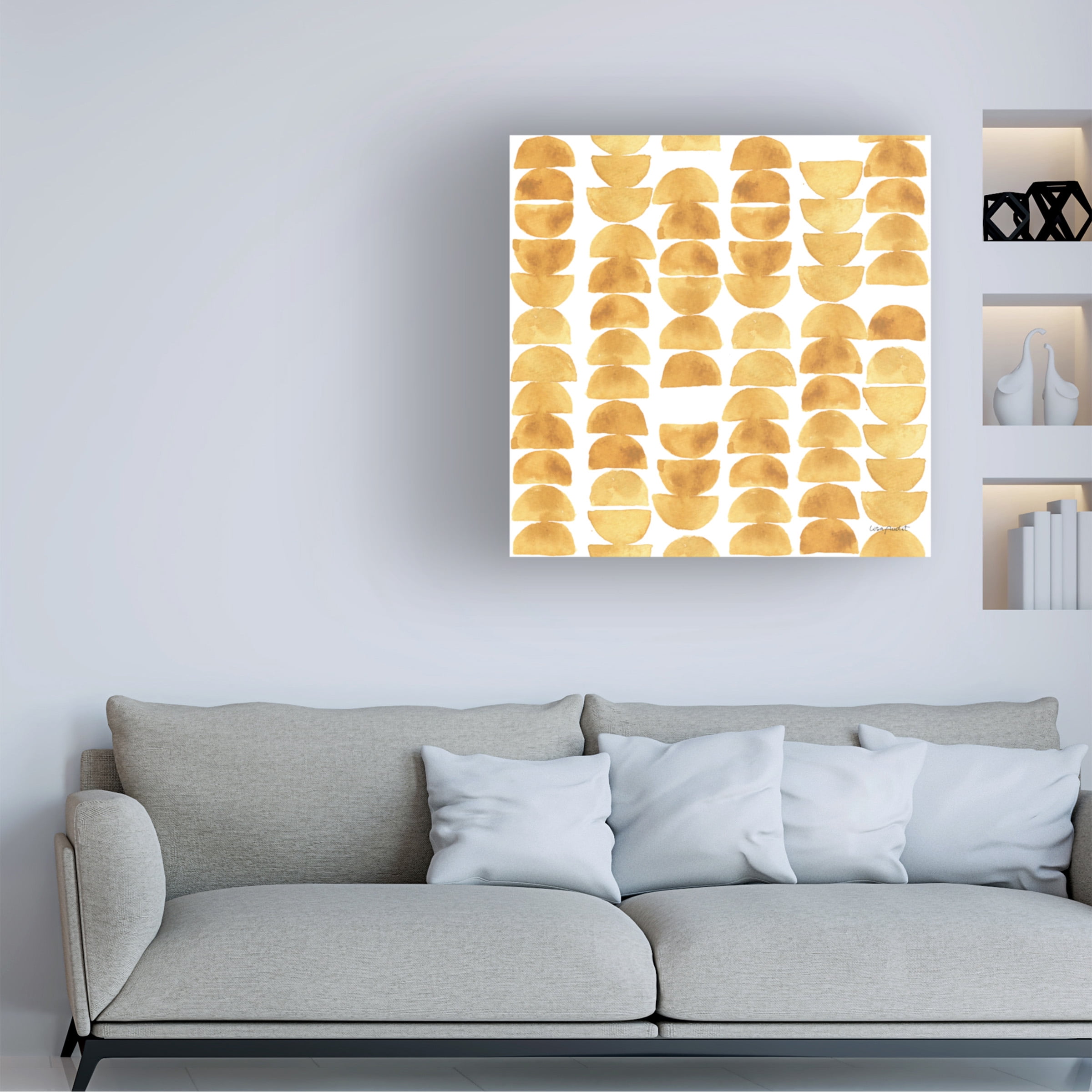 Lisa Audit 'Happy Yellow 29 yellow' Canvas Art