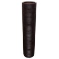 thumbnail image 3 of Brown Decorative Contemporary Mango Wood Ribbed Design Cylinder Shaped Floor Vase, 36 Inch, 3 of 5