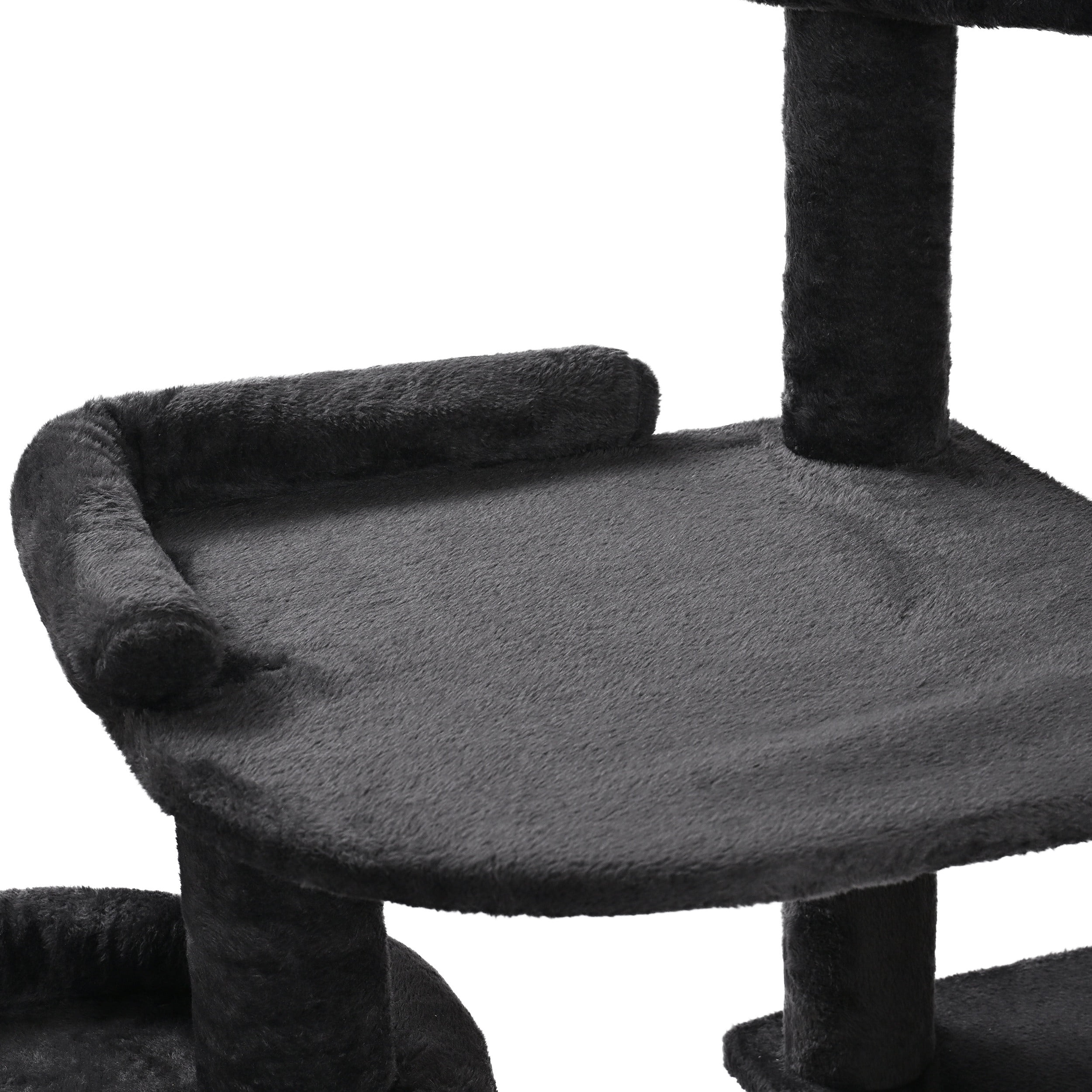 Vibrant Life Heavy Duty 8-Level 61" Cat Tree with Condo, Dark Gray