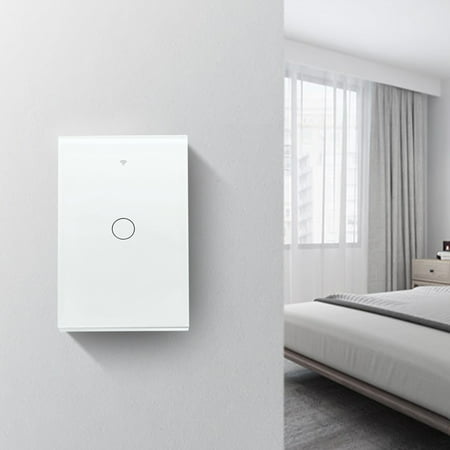 

Tagold Smart Switch Smart WiFi Light Wall Switch 2.4GHz WiFi Touch Switches Fit For US Wall Switches 1 Gang Christmas Gifts