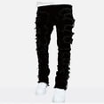thumbnail image 6 of Ruyang Ripped BaggyJeans for Boys Y2k Stresswear Straight Leg Denim Pants Teens Boys Fashion Loose Fit Trouser High Waisted Clothes, 6 of 9